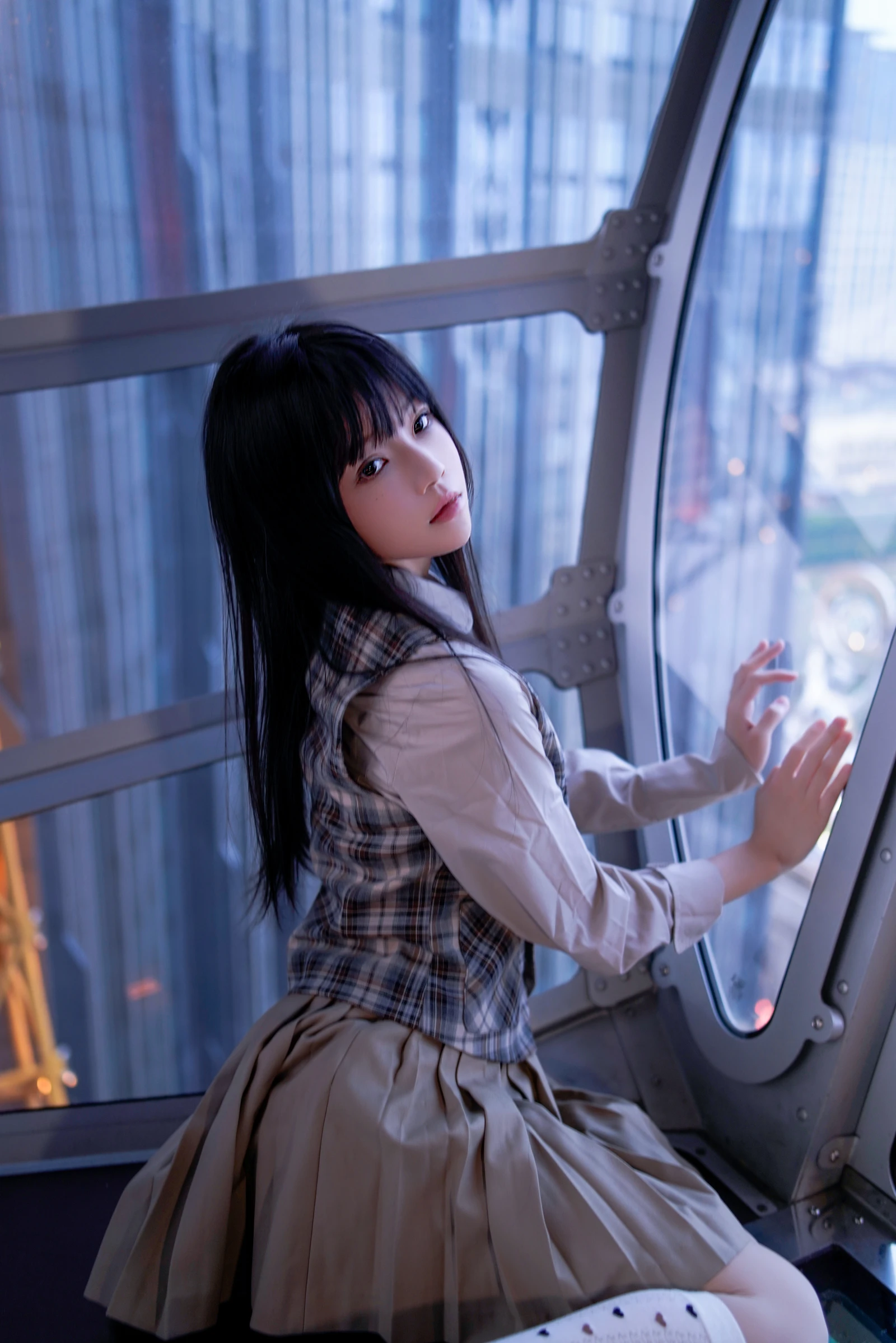 图片[2]-桜桃喵 制服摩天轮 27P-COS世界